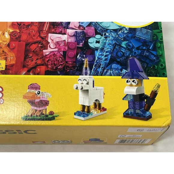 LEGO Classic Creative Transparent Bricks 11013 Kids’ Building Kit (500 Pieces) - Picture 2 of 6